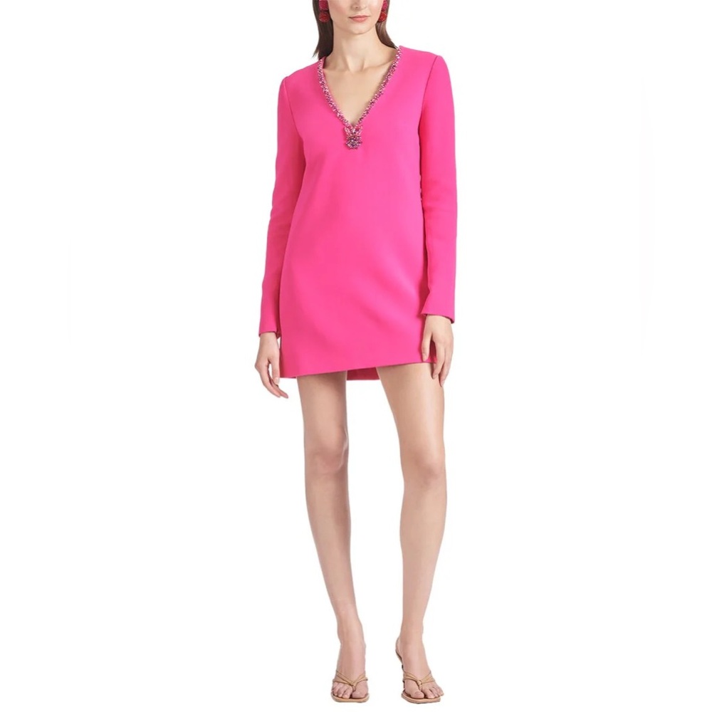 Sachin + Babi Pink Long Sleeve Lorelei Dress